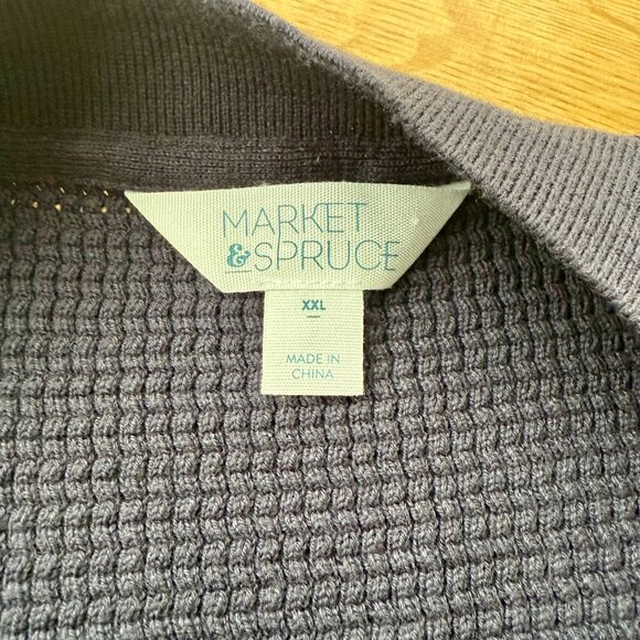 Cotton Blend Waffle Stitch Sweater - NWOT - XXL - Picture 8 of 14